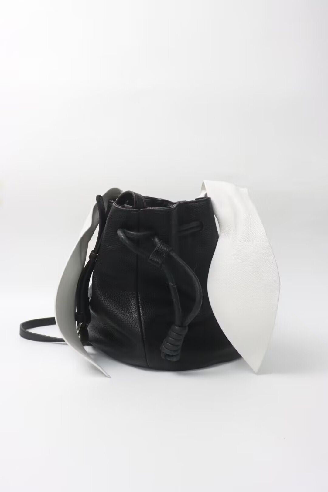 【NEW】【Drawstring rabbit bag】Cowhide Leather Bag --Buy 1 Get 1 Pony and 1 Coin Purse