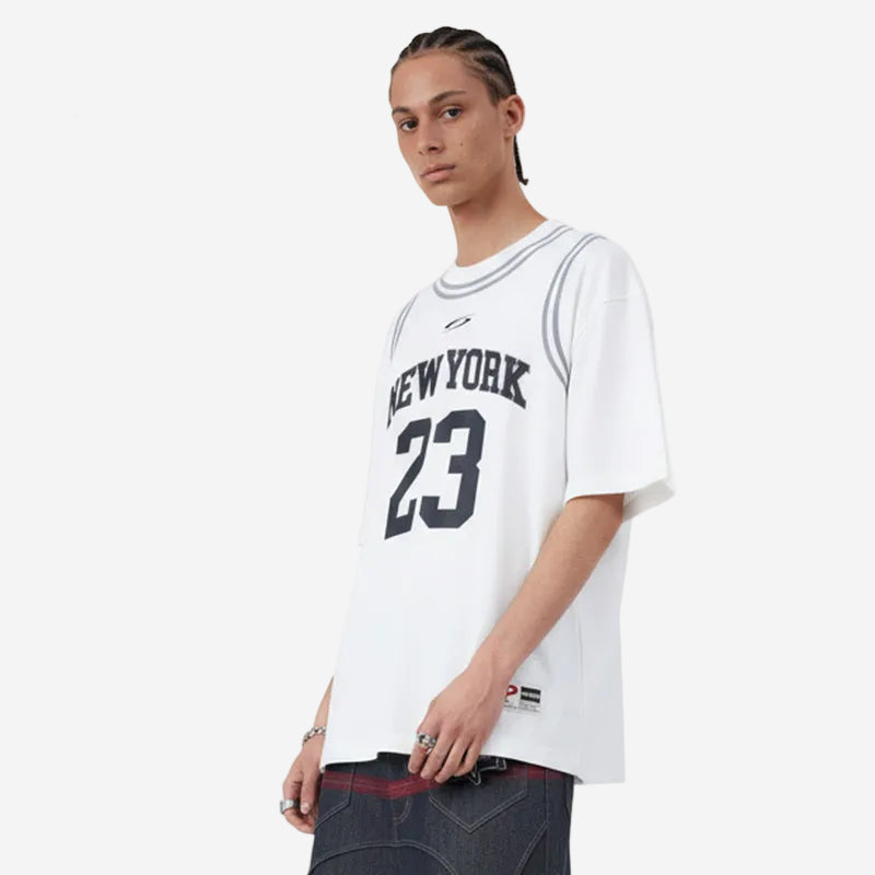 "NEW YORK" Basketball Casual Tee