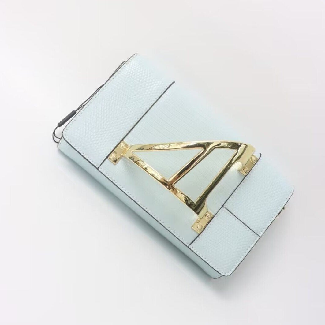 【Sky Clutch Bag】Lizard Pattern Real Cowhide Leather Wrist Bag,buy 1 get 1 pony and 1 headband