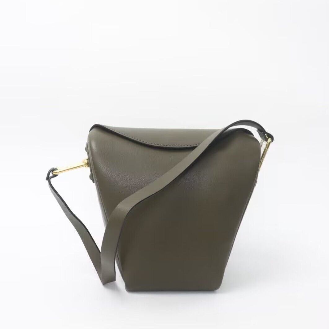 【NEW】【Rice Dumpling】Cowhide Leather Bag --Buy 1 Get 1 Pony and 1 Coin Purse