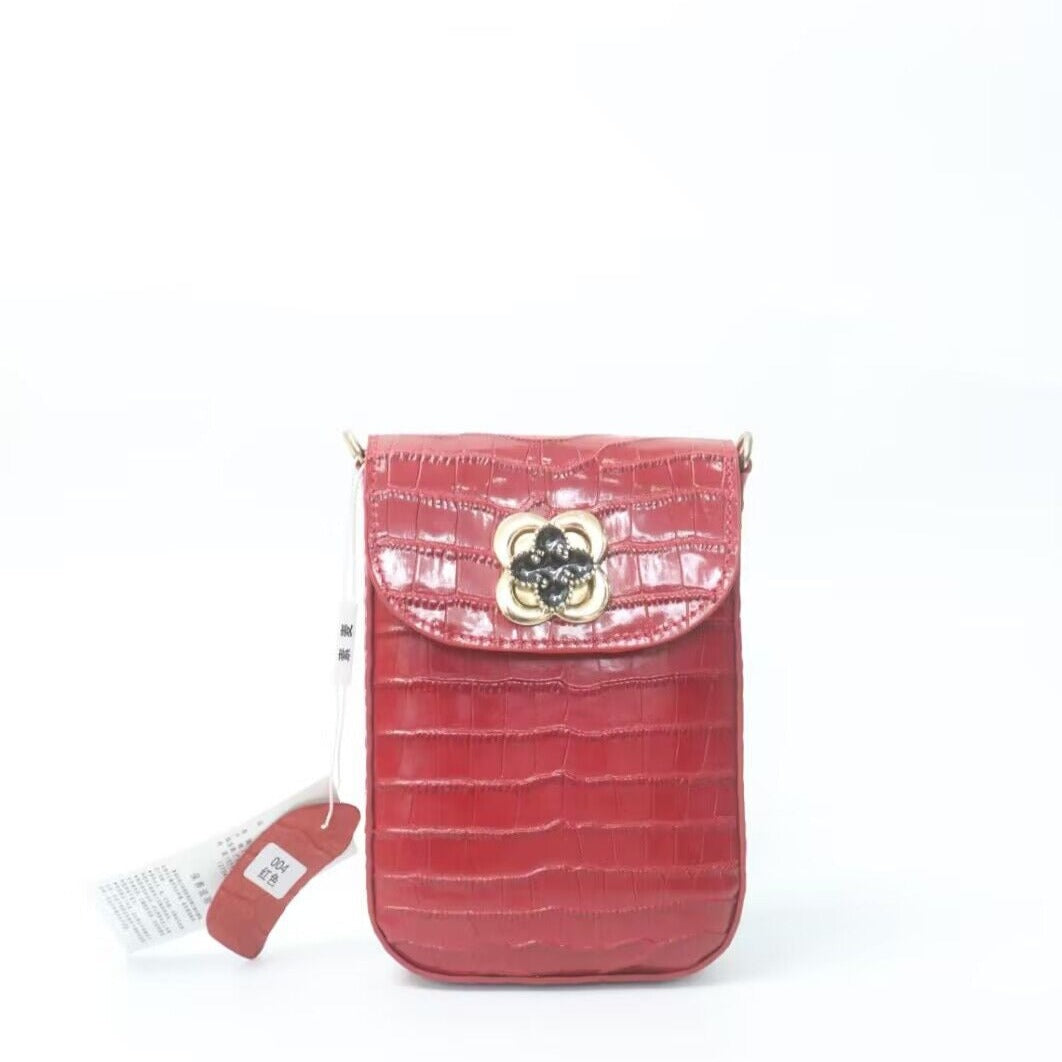 【NEW】【Colorful phone bag】Cowhide Leather Bag --Buy 1 Get 1 Pony and 1 Coin Purse