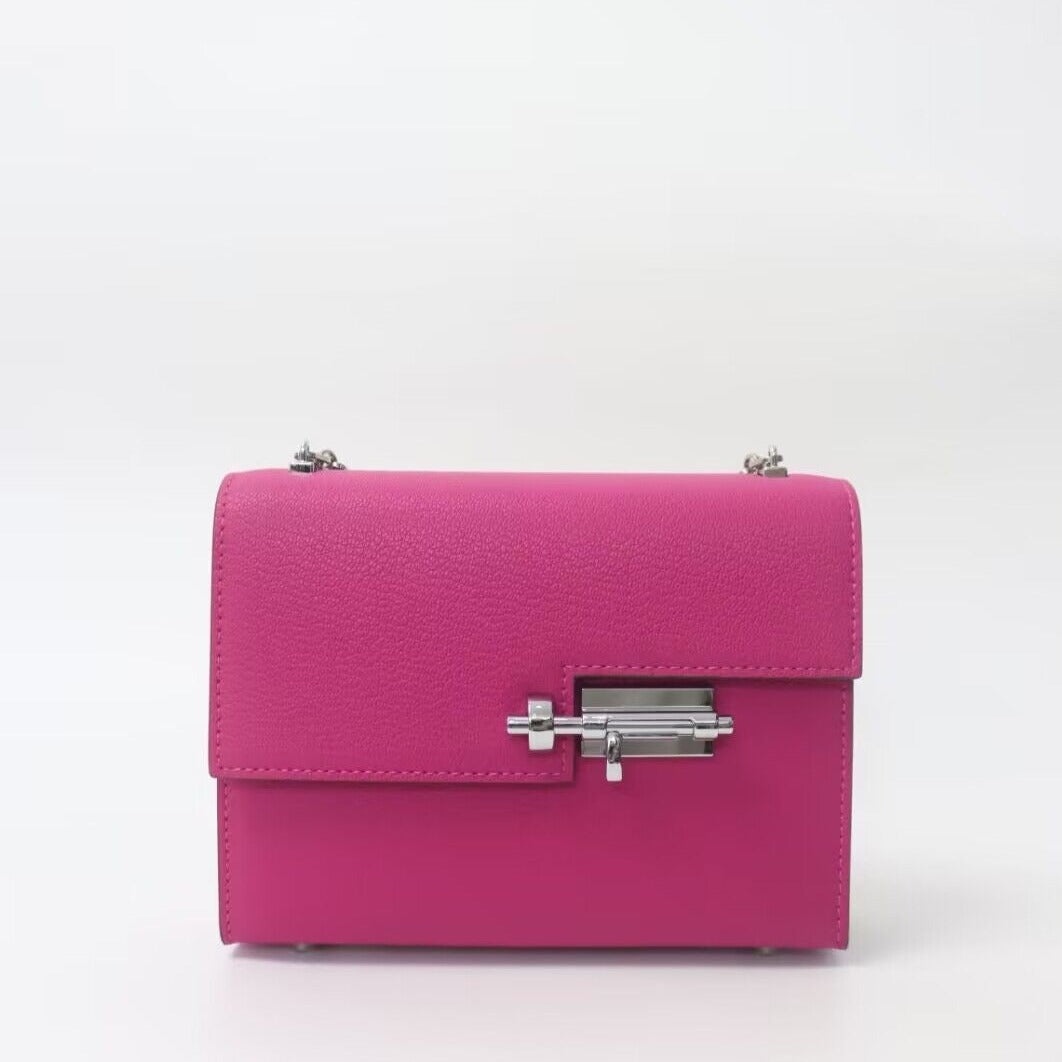 【NEW】【Door Lock Bag】Cowhide Leather Bag --Buy 1 Get 1 Pony and 1 Coin Purse