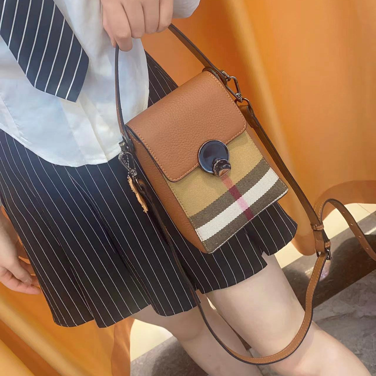 【Lunar Phone Bag】Cowhide Leather Crossbody Bag--,buy 1 get 1 pony and 1 coins purse