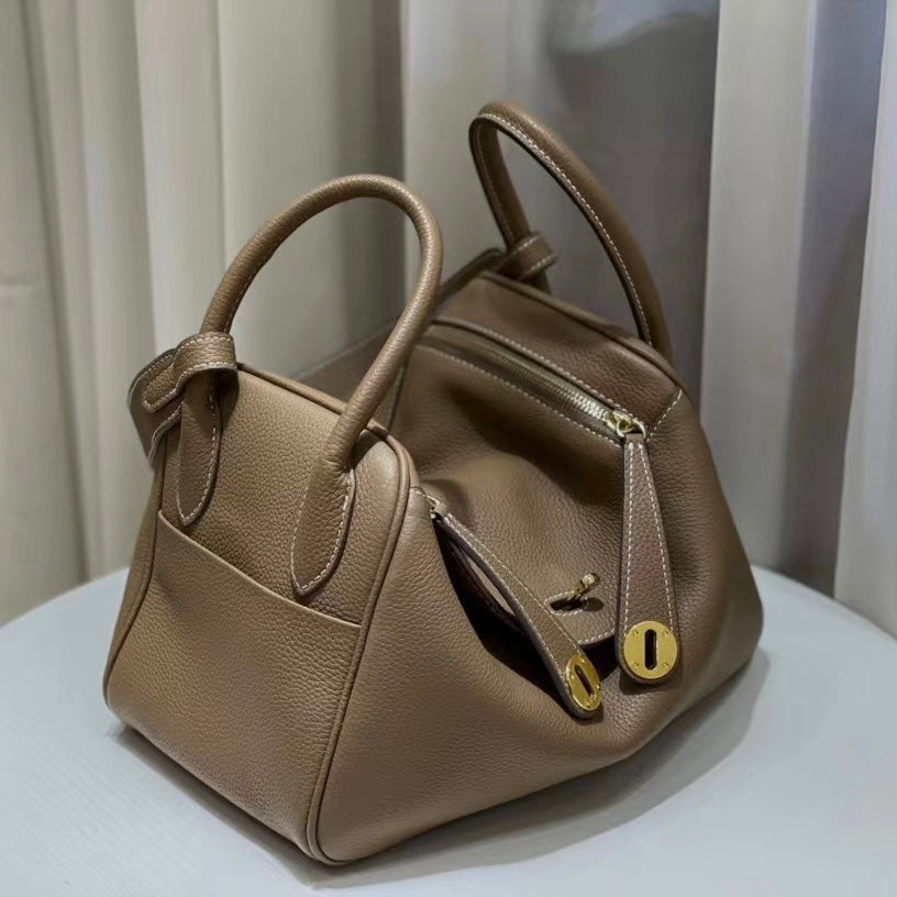 【Swift LD】Cowhide Leather Handbag-,buy 1 get 1 pony and 1 headband