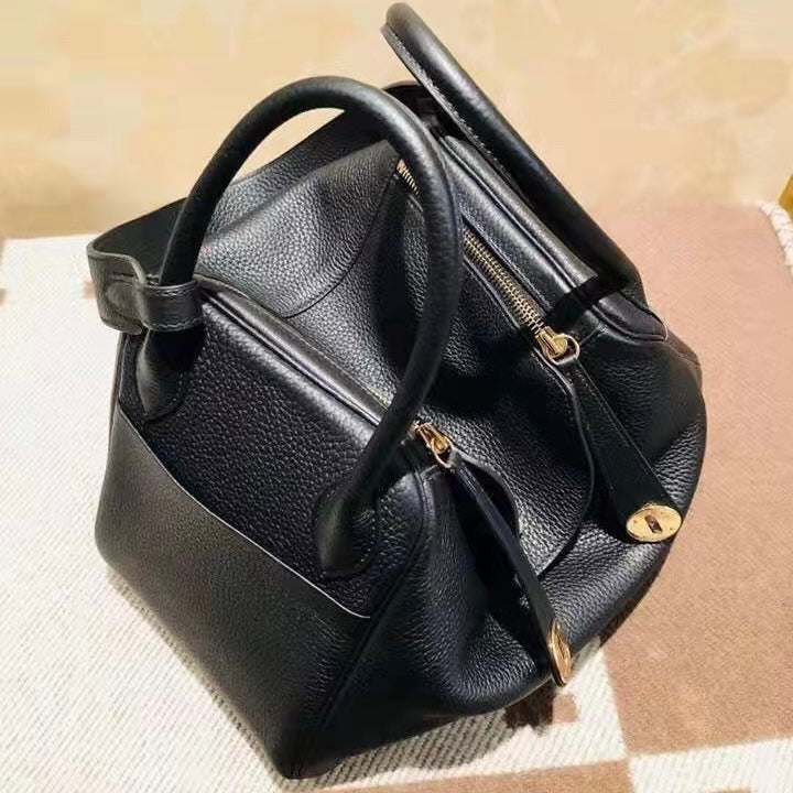 【Swift LD】Cowhide Leather Handbag-,buy 1 get 1 pony and 1 headband