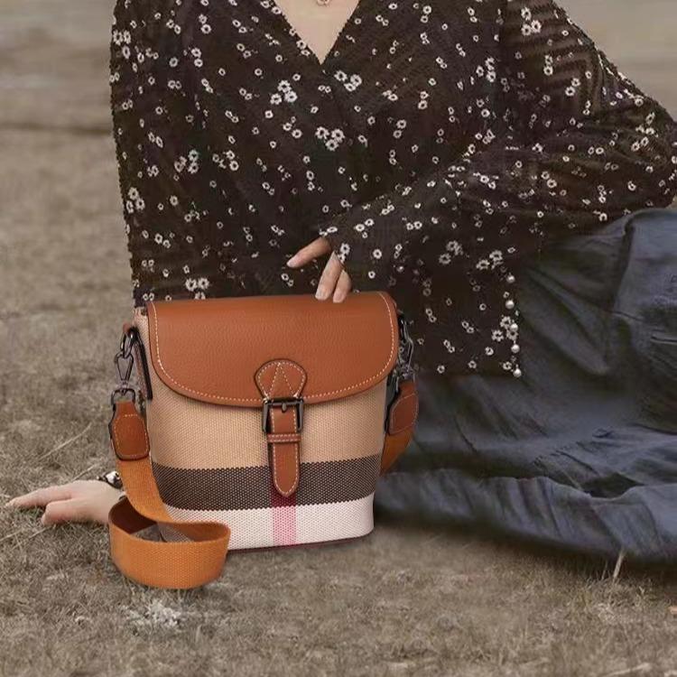 【Flap Bucket】Casual Multi-compartment Crossbody Bag-,buy 1 get 1 pony and 1 headband