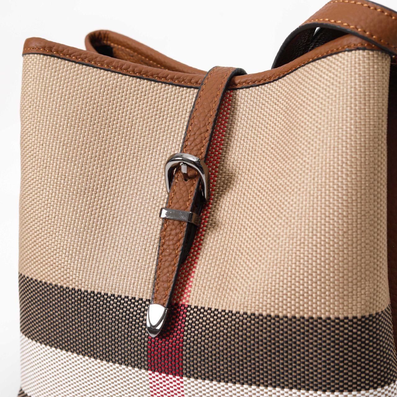 【Bridge Bucket】Pin Bucket Bag-,buy 1 get 1 pony and 1 headband
