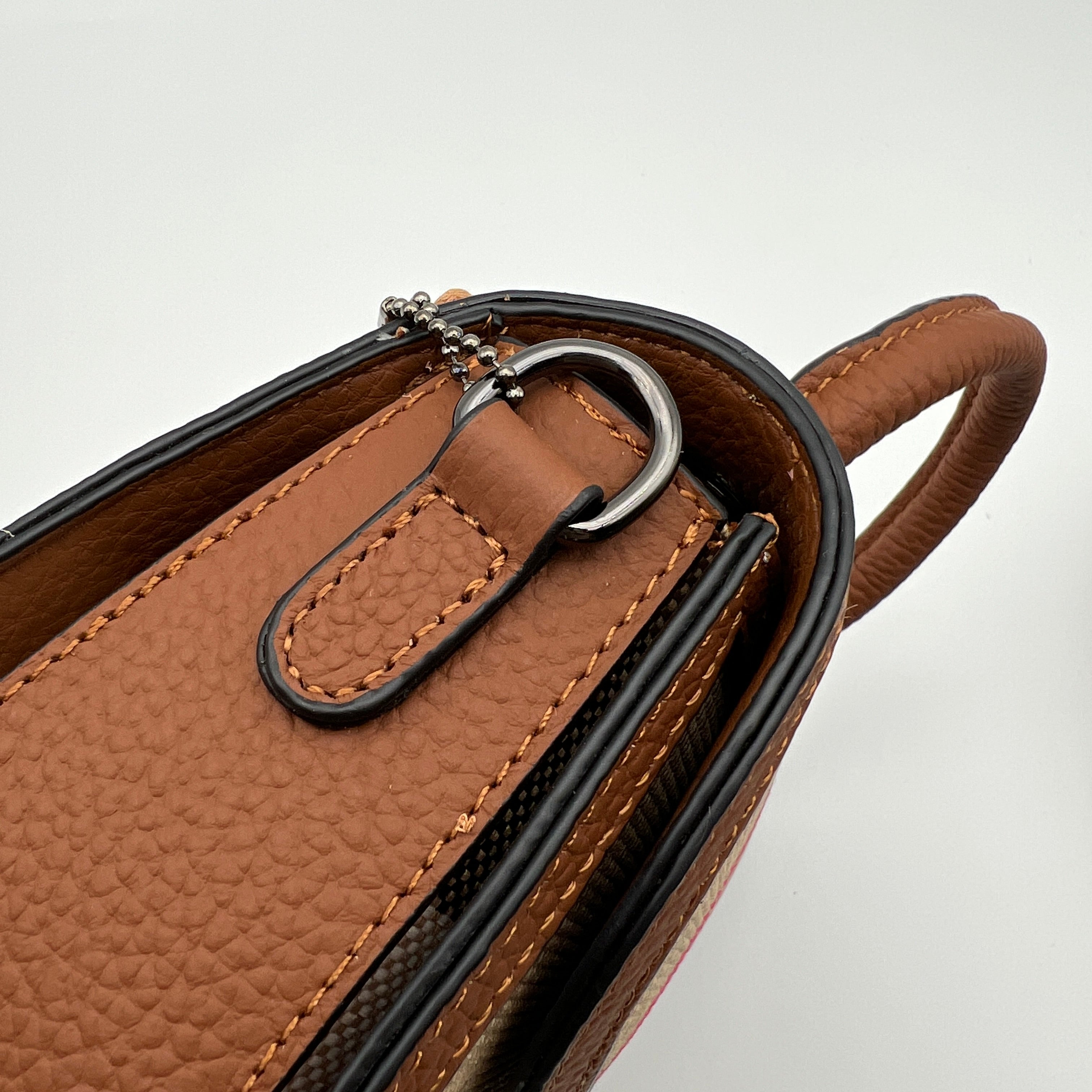 【Smile Bag】Checkered Cute Flap Handle Crossbody Bag-buy 1 get 1 pony and 1 coins purse