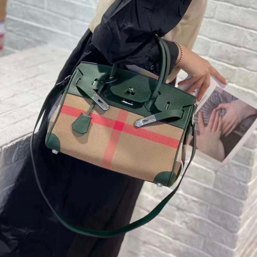 【Super New BK】Cowhide BK Handbag—9126 L 12.21" , W 6.3" , H 16.54",buy 1 get 1 pony and 1 headband