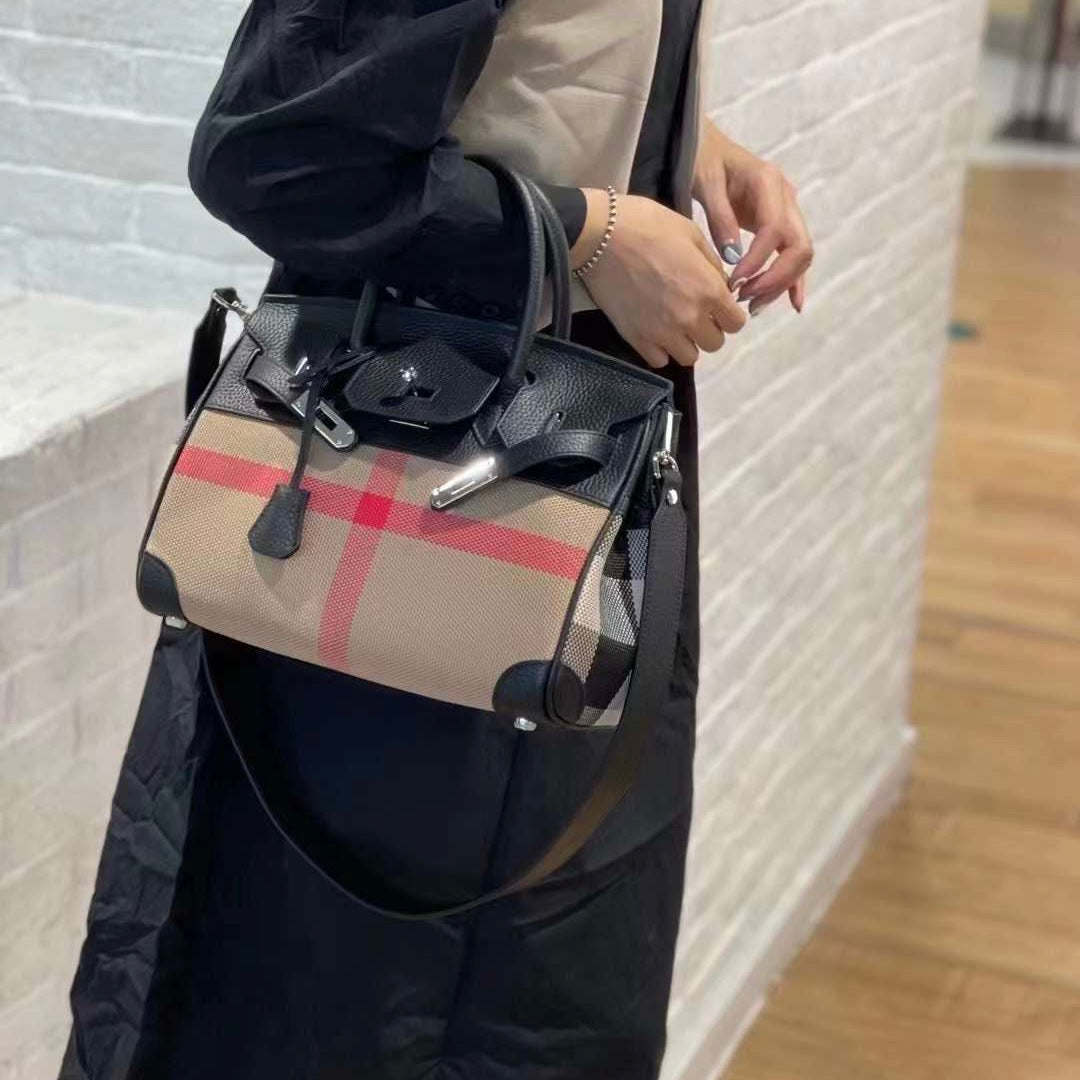 【Super New BK】Cowhide BK Handbag—9126 L 12.21" , W 6.3" , H 16.54",buy 1 get 1 pony and 1 headband