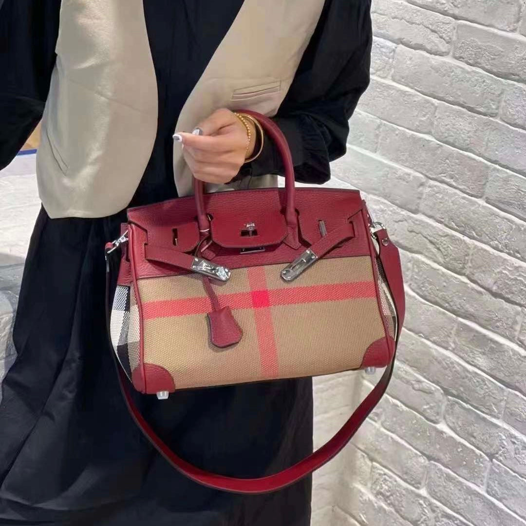 【Super New BK】Cowhide BK Handbag—9126 L 12.21" , W 6.3" , H 16.54",buy 1 get 1 pony and 1 headband