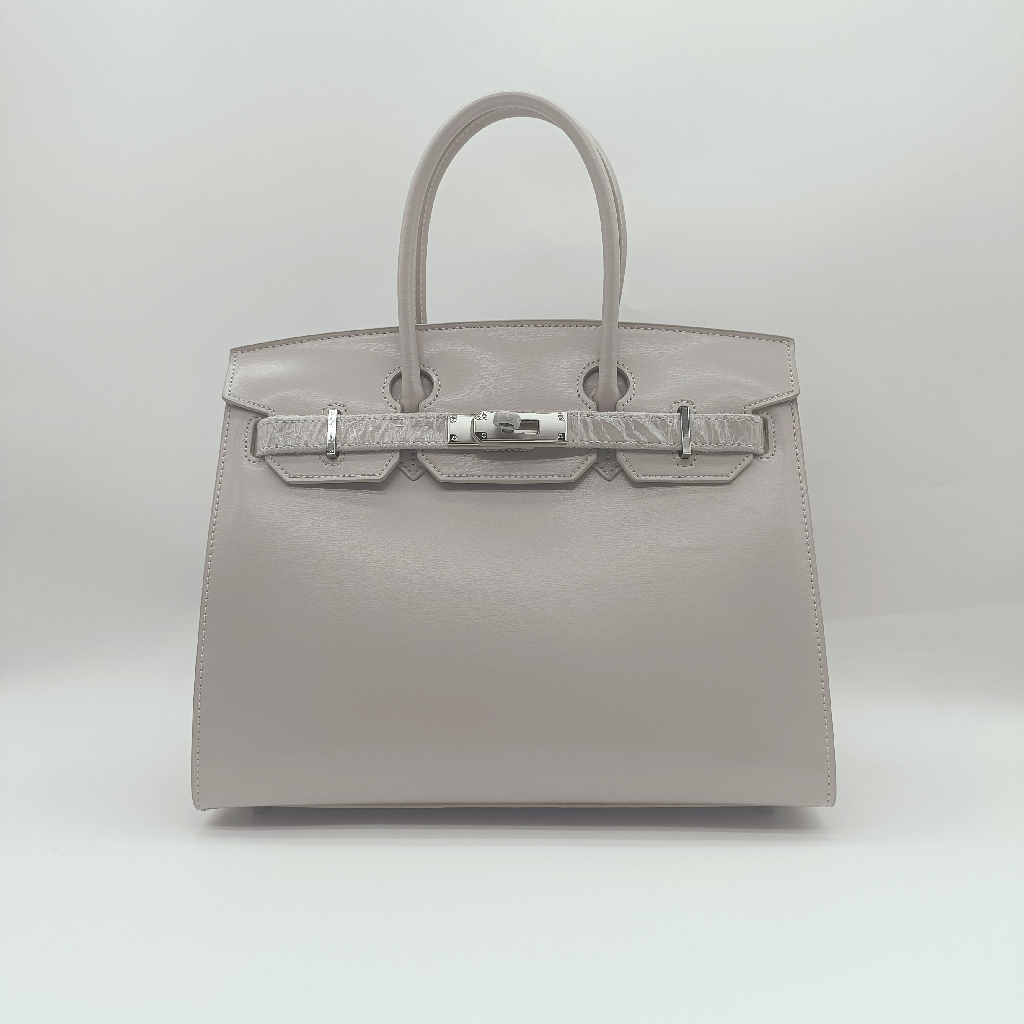 【BK-30】Real Full Cowhide Leather Handbag-,buy 1 get 1 pony and 1 headband