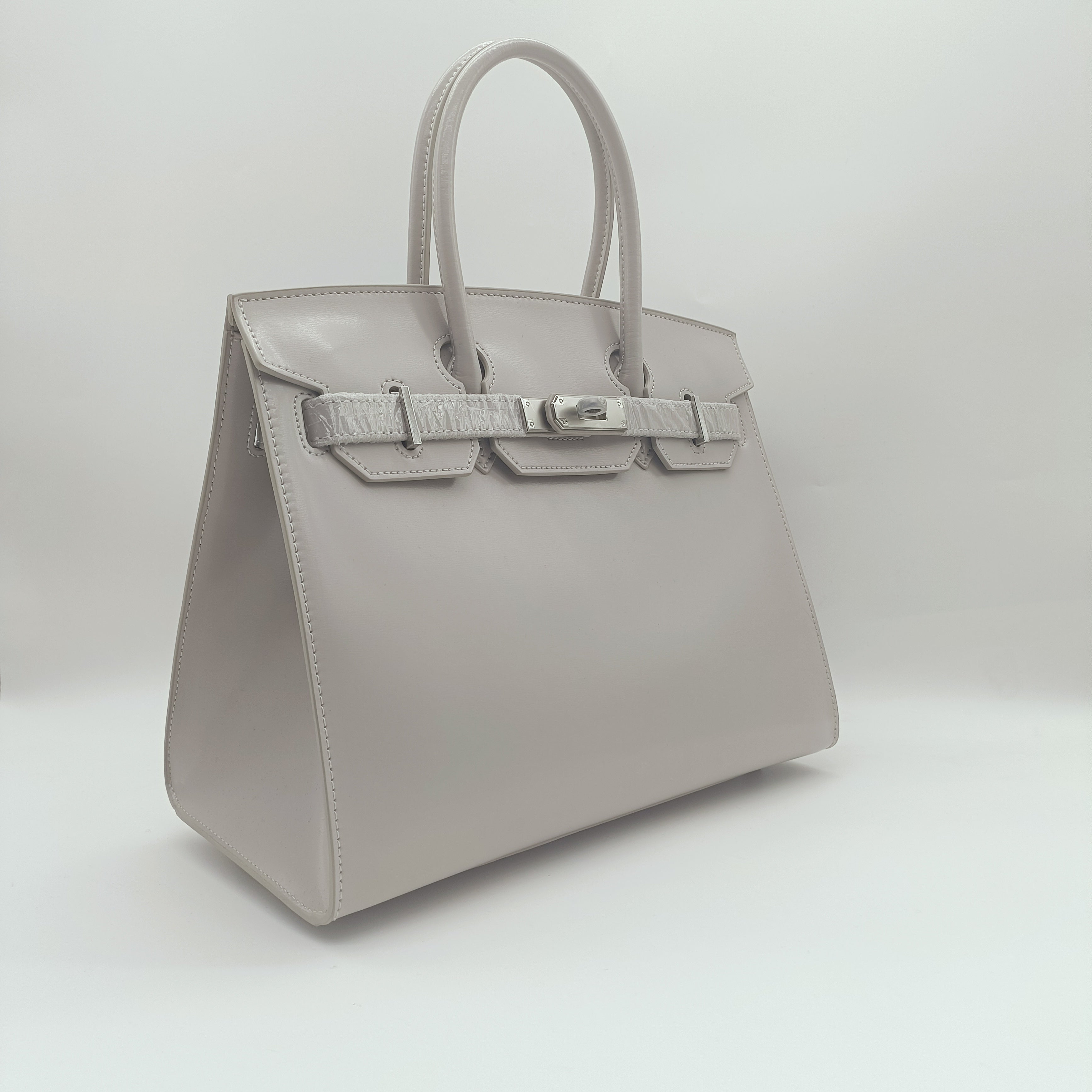 【BK-30】Real Full Cowhide Leather Handbag-,buy 1 get 1 pony and 1 headband