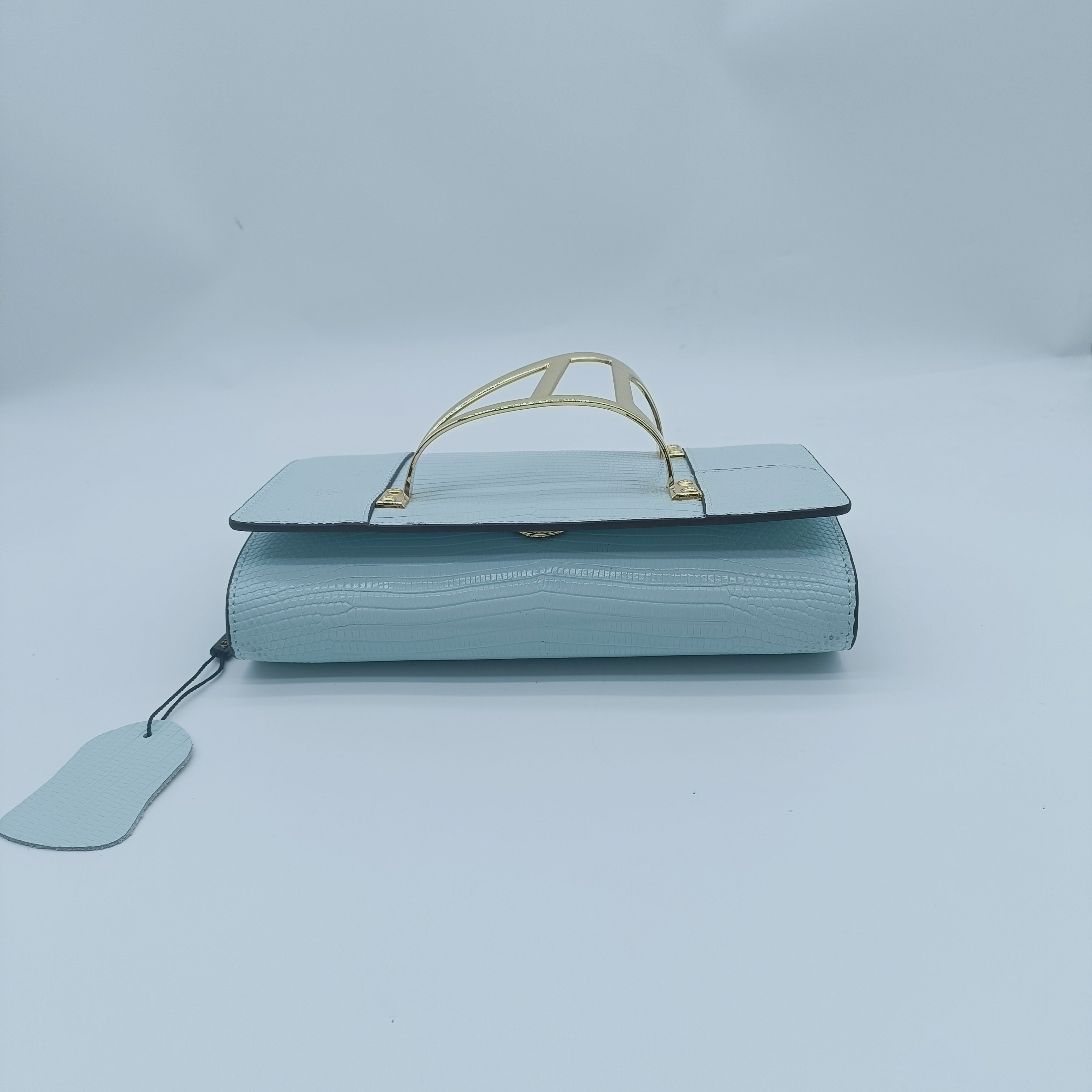 【Sky Clutch Bag】Lizard Pattern Real Cowhide Leather Wrist Bag,buy 1 get 1 pony and 1 headband
