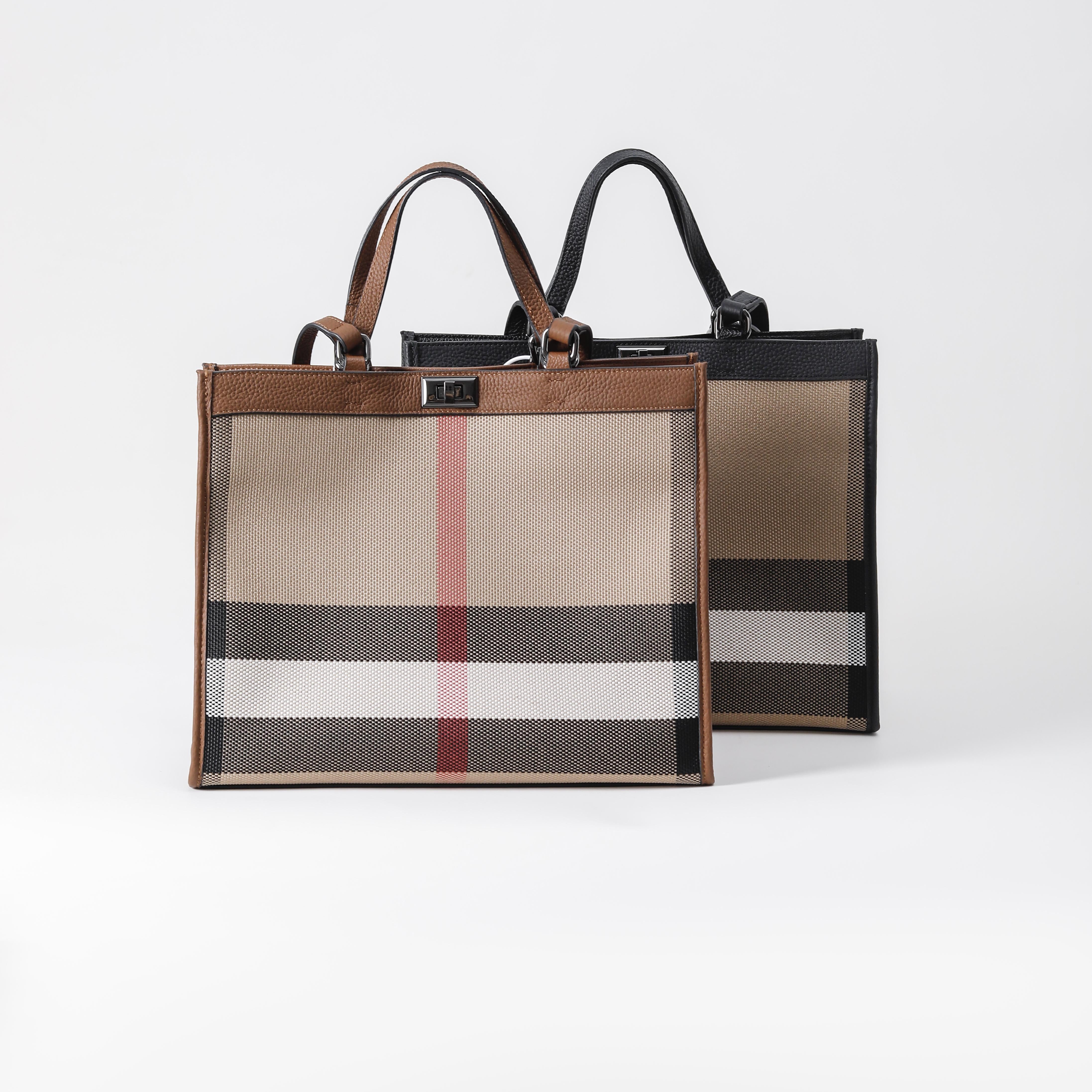 【Square Tote】Square Briefcase with Lock L 13.78" , W 5.12" , H 11.03"---,buy 1 get 1 pony and 1 headband