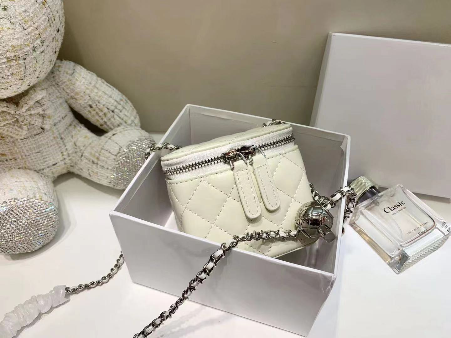 【Mini Square Box】Quilted Mini Box Bags,buy 1 get 1 pony