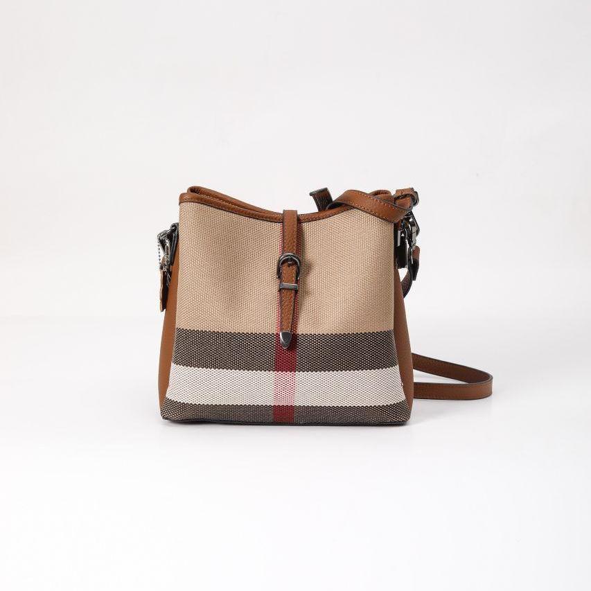 【Bridge Bucket】Pin Bucket Bag-,buy 1 get 1 pony and 1 headband