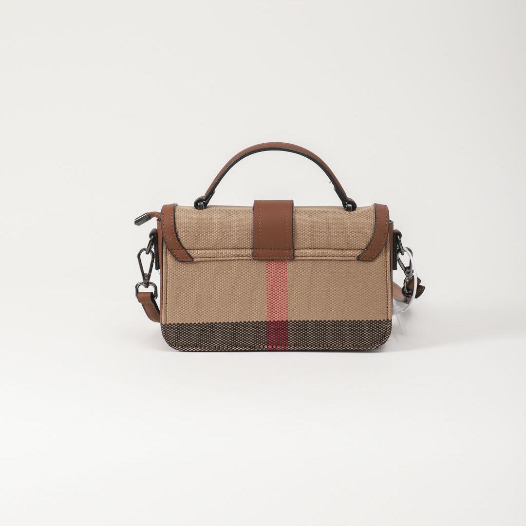 【Lunch Bag】Cowhide Square Handbag L 9.06" , W 3.55" , H 6.3"-,buy 1 get 1 pony and 1 headband