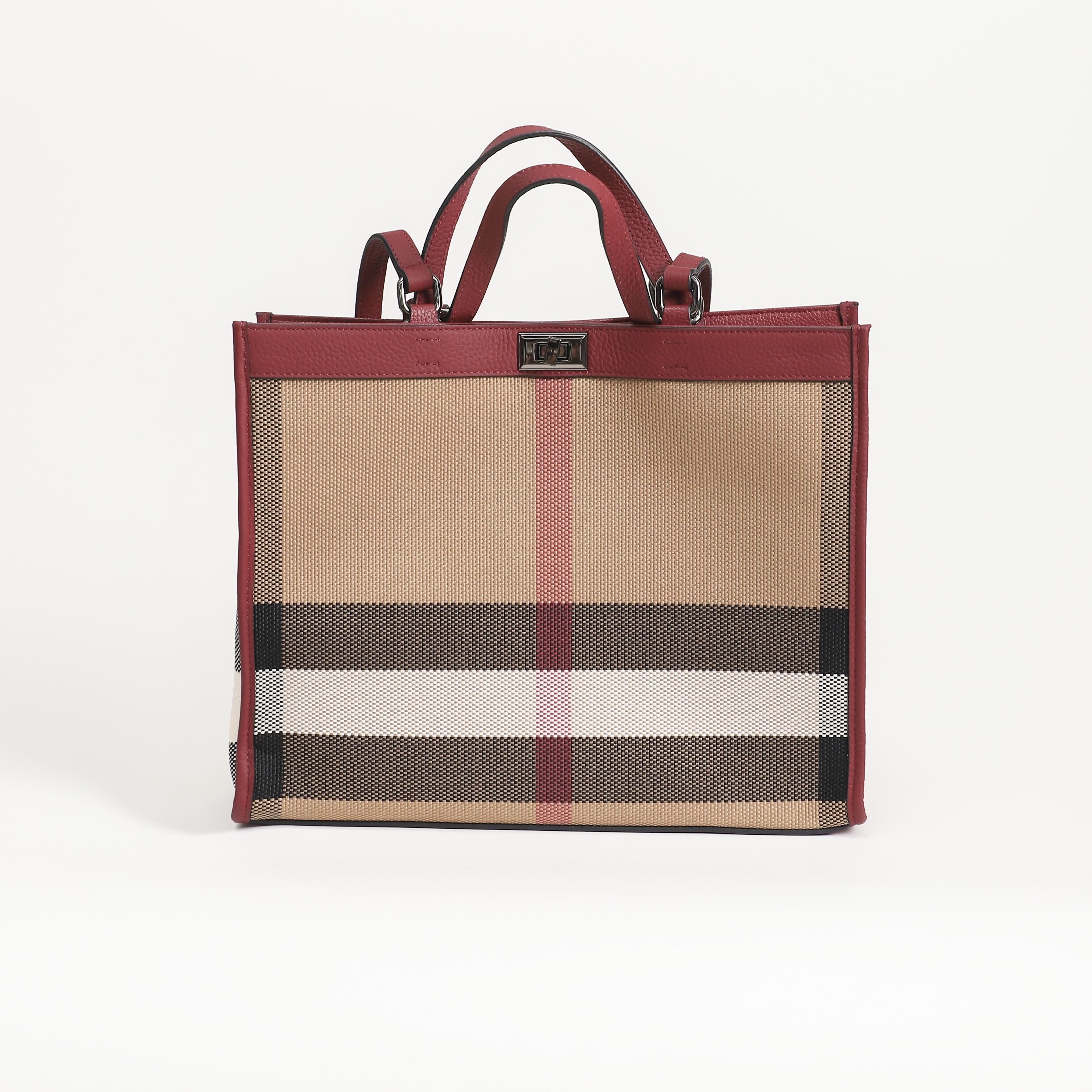 【Square Tote】Square Briefcase with Lock L 13.78" , W 5.12" , H 11.03"---,buy 1 get 1 pony and 1 headband