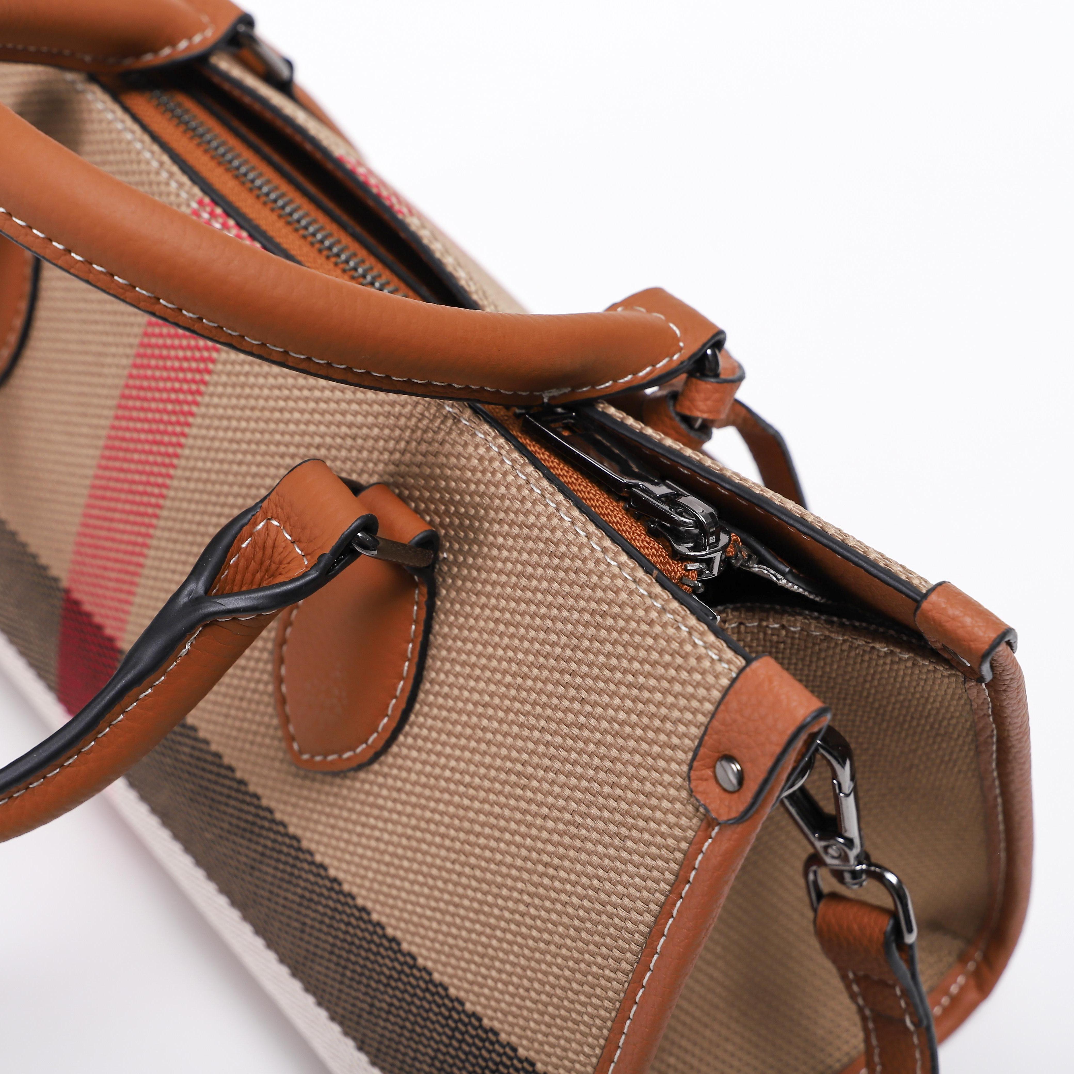 【Sandwich Handbag】Large Capacity Handbag L 12" , W 6.5" , H 5.12"-,buy 1 get 1 pony and 1 headband