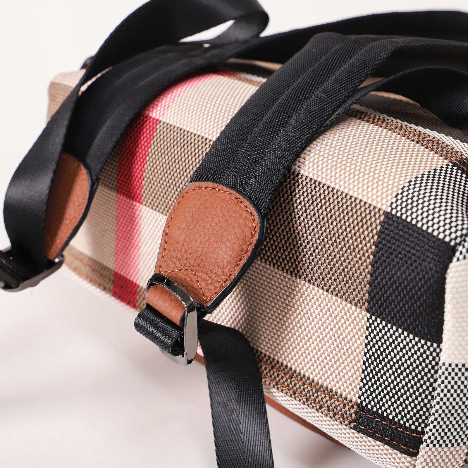 【Zipper Backpack】Unisex Cowhide Leather BP Travel Bag(pocket) L 10.24" , W 12.6" , H 6.3"-,buy 1 get 1 pony and 1 headband