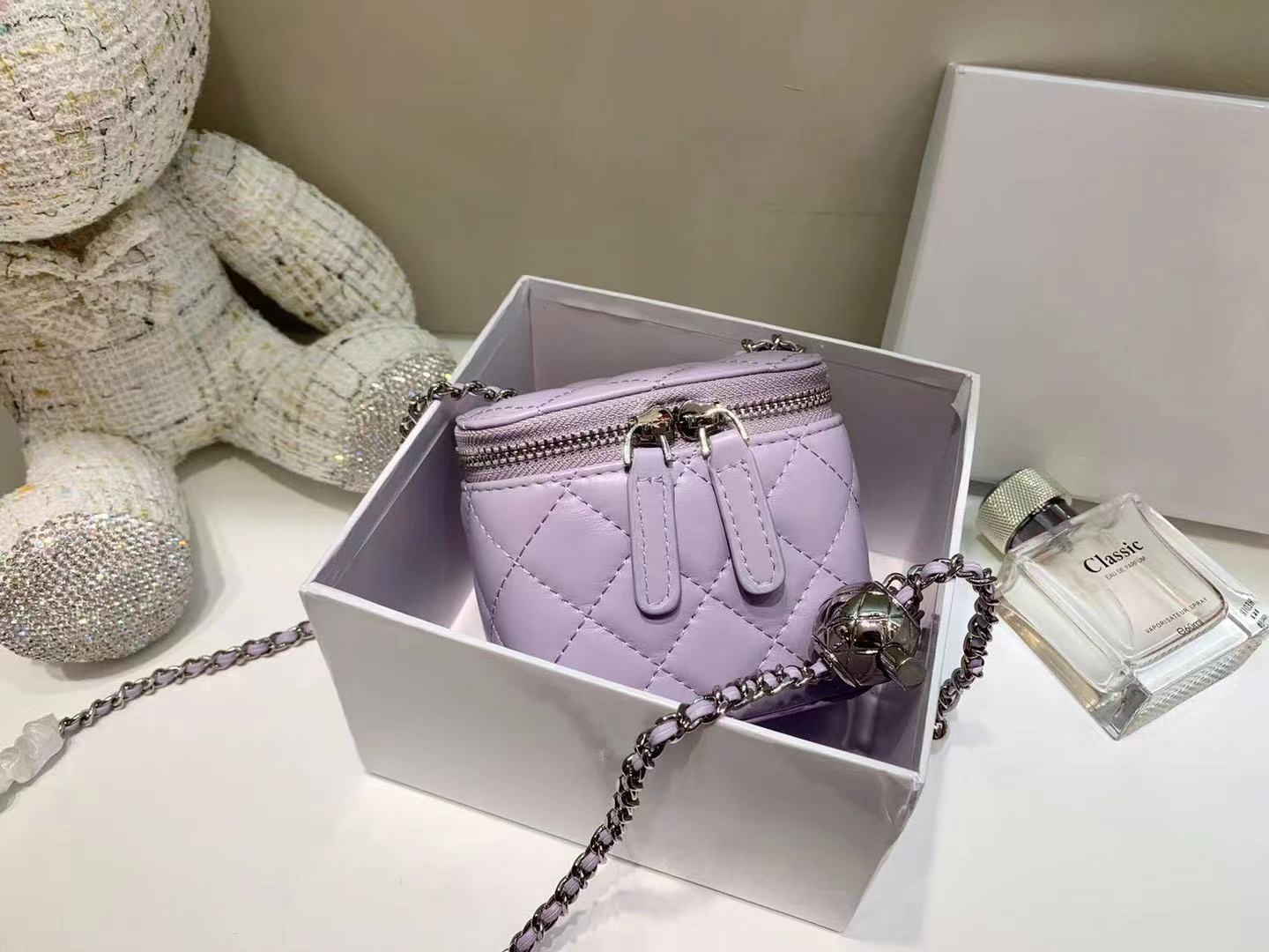 【Mini Square Box】Quilted Mini Box Bags,buy 1 get 1 pony