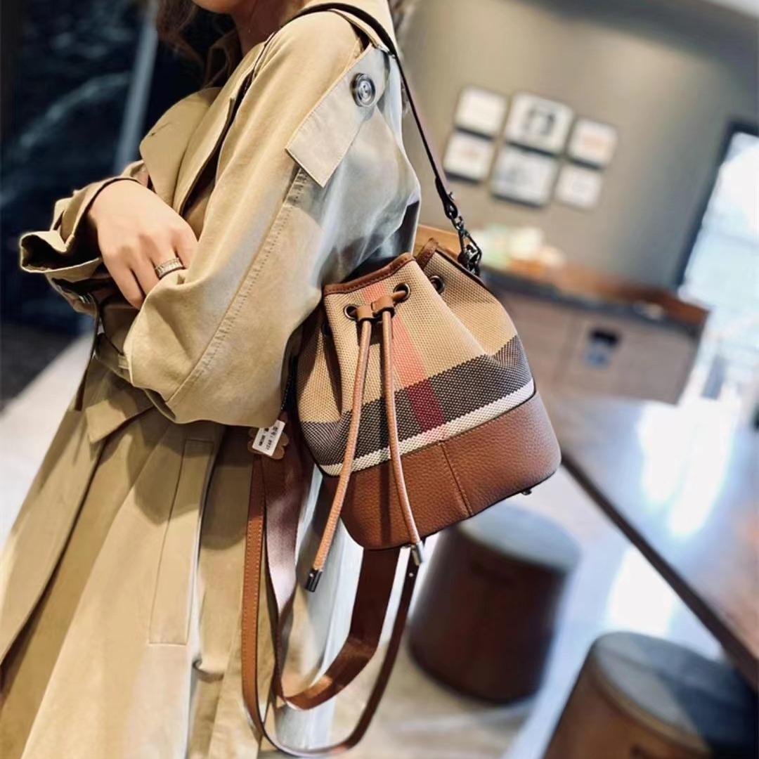 【drawstring bag-S】【2 in 1】Large Capacity Crossbody Handbag with Small Wallet-,buy 1 get 1 pony and 1 headband