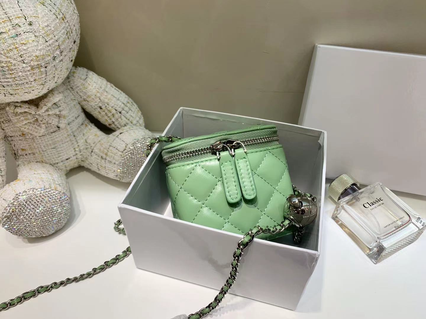 【Mini Square Box】Quilted Mini Box Bags,buy 1 get 1 pony