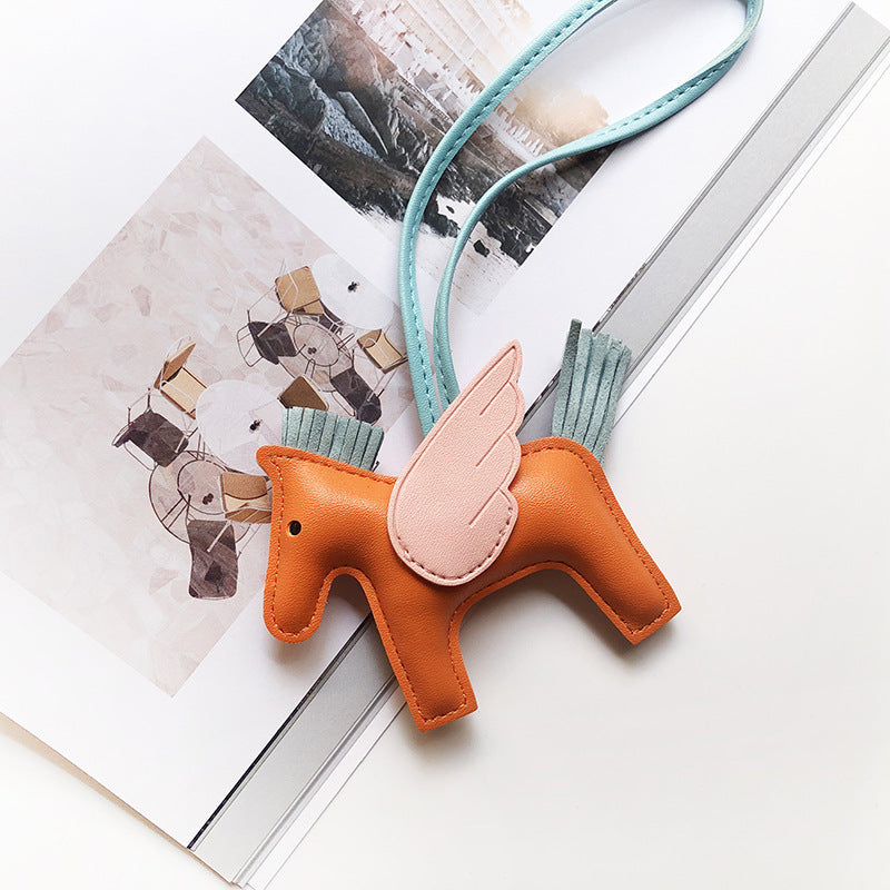 【Pony】Leather Handmade Pony Charm