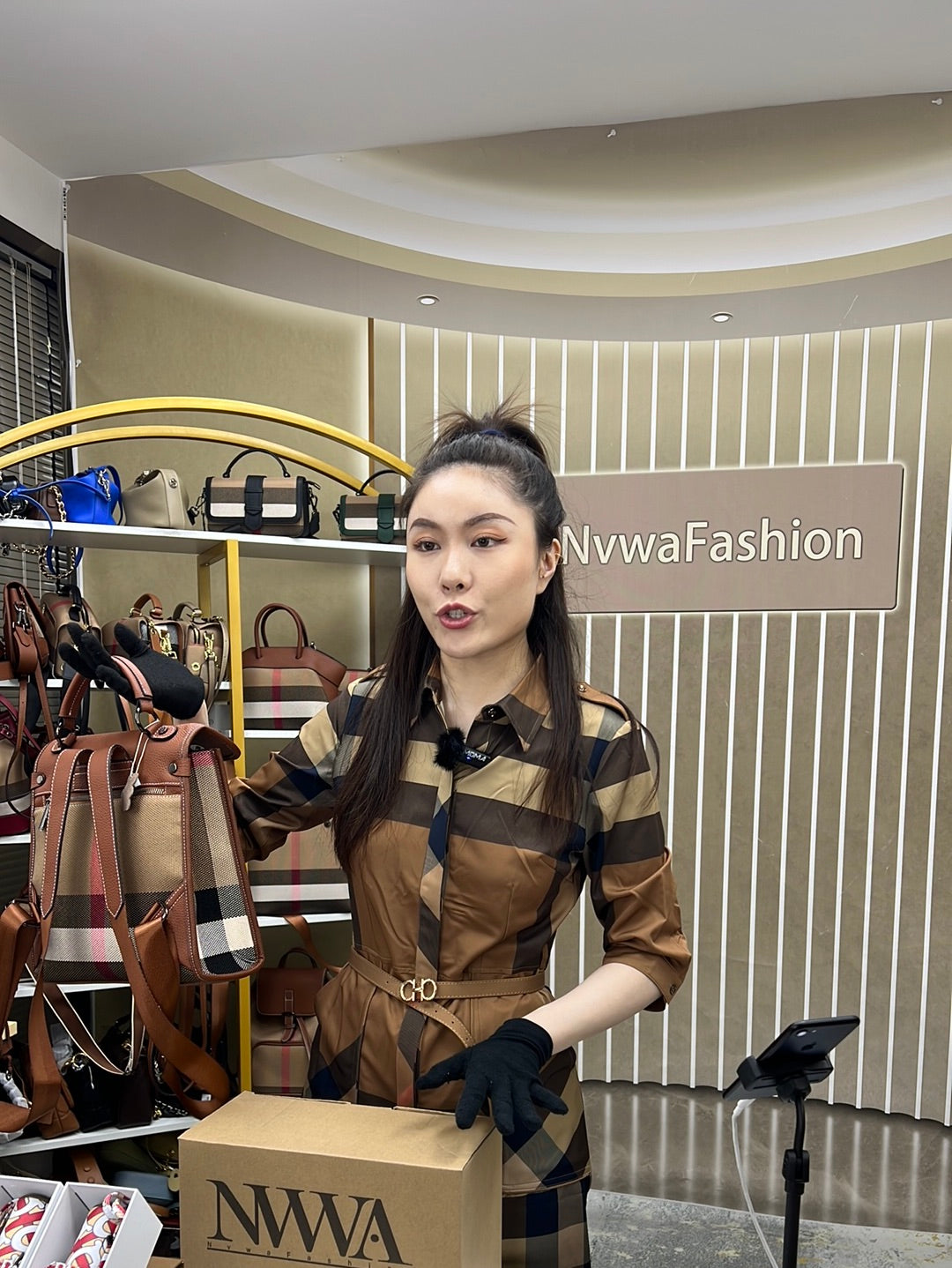 【BoBo's Dress-2】 Mid-sleeve With Belt Slim-fit dress,buy 1 get 1 pony and 1 headband