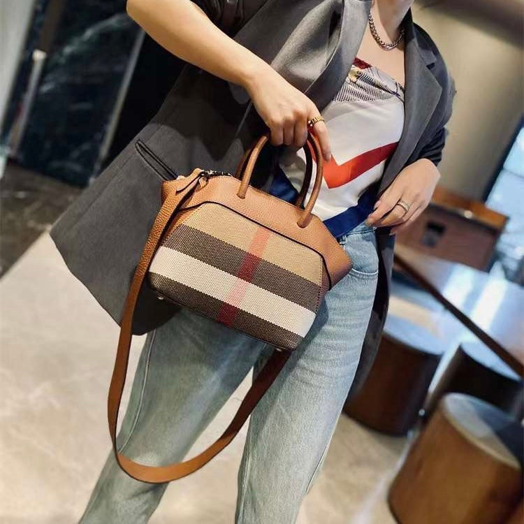【Dumpling Handbag】Real Leather Zipper Crossbody Bag-,buy 1 get 1 pony and 1 headband