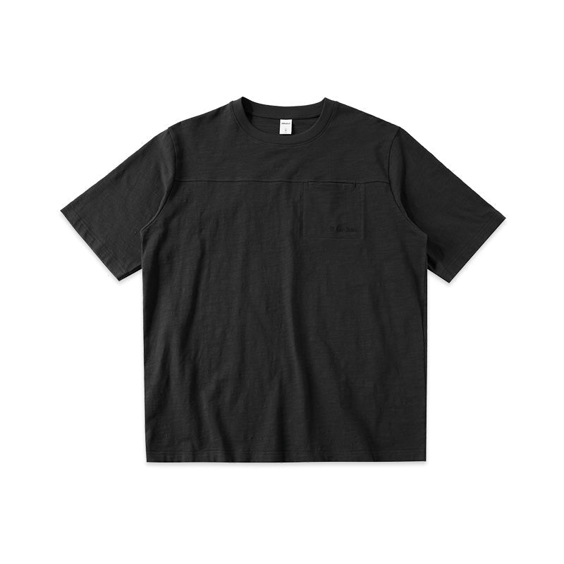Solid color casual Tee