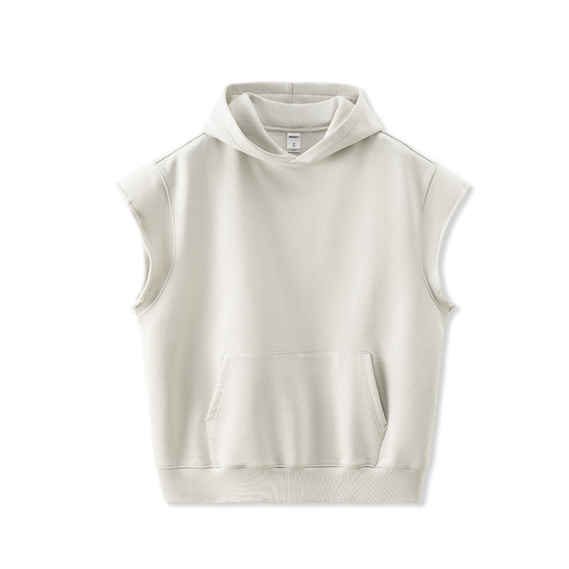 Casual Sleeveless Hoodie