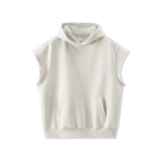 Casual Sleeveless Hoodie