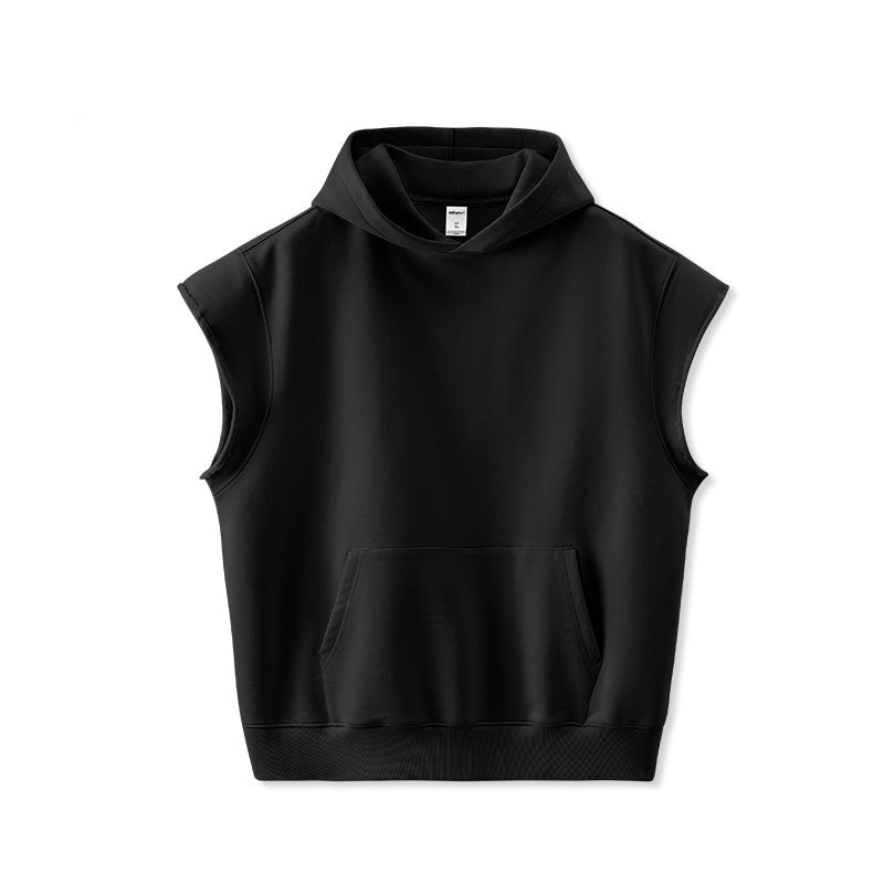 Casual Sleeveless Hoodie