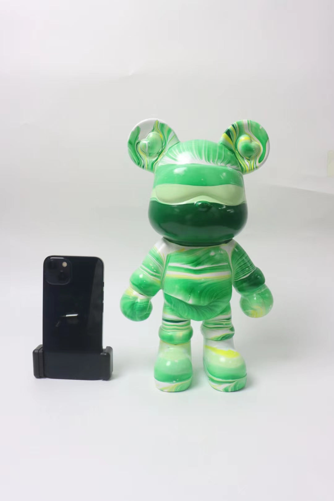 【BoBo‘s Fluid Bear-L】Painting Teddy Bear Violent Bear Gloomy Bear--12.6inch