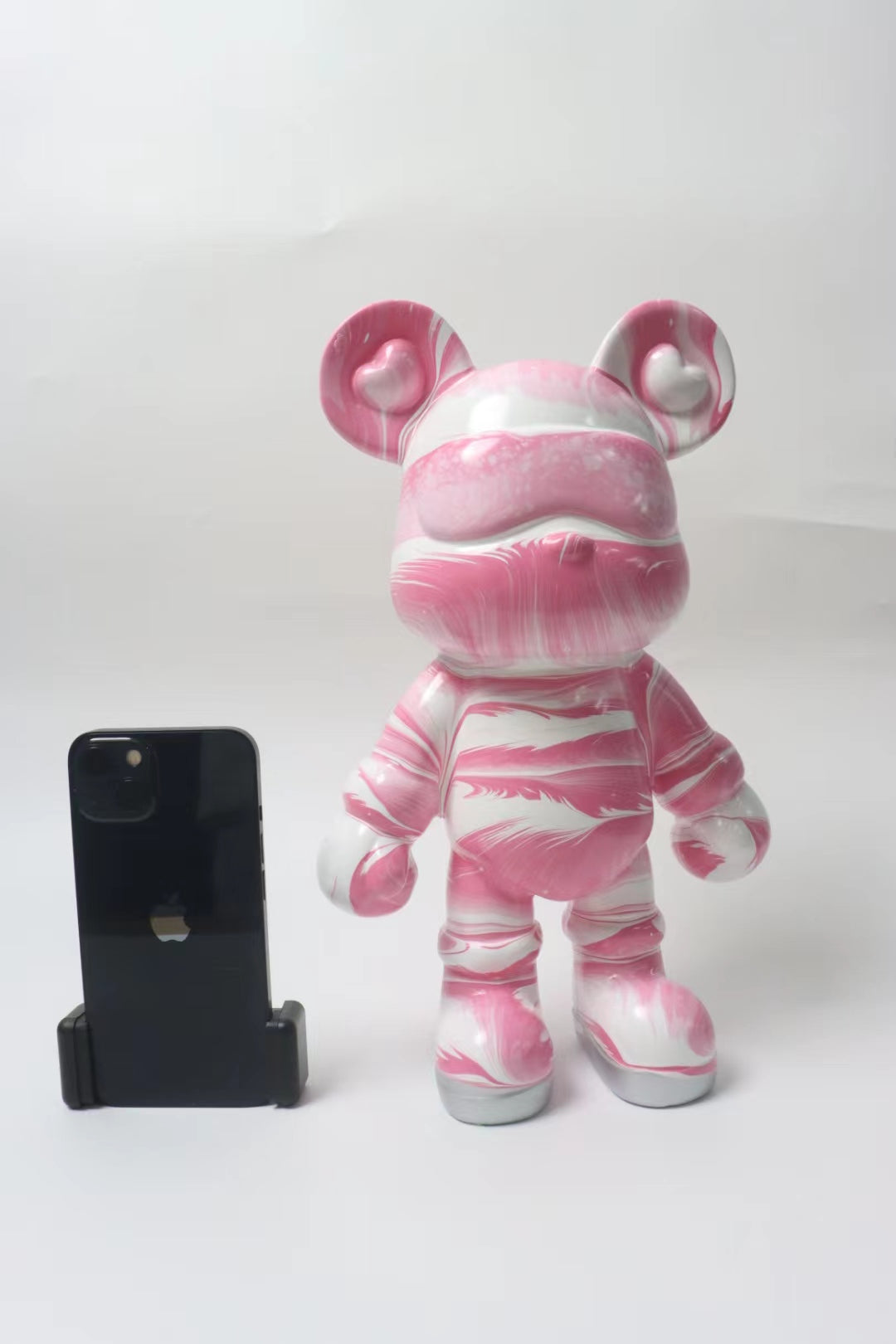 【BoBo‘s Fluid Bear-L】Painting Teddy Bear Violent Bear Gloomy Bear--12.6inch