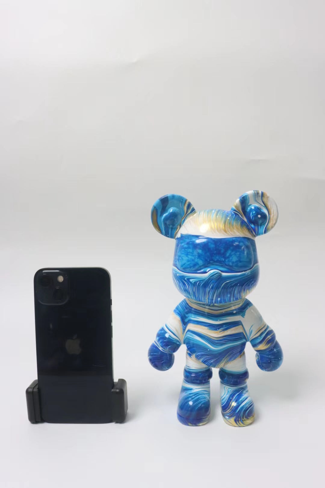 【BoBo‘s Fluid Bear-M】Painting Teddy Bear Violent Bear Gloomy Bear--8.7inch