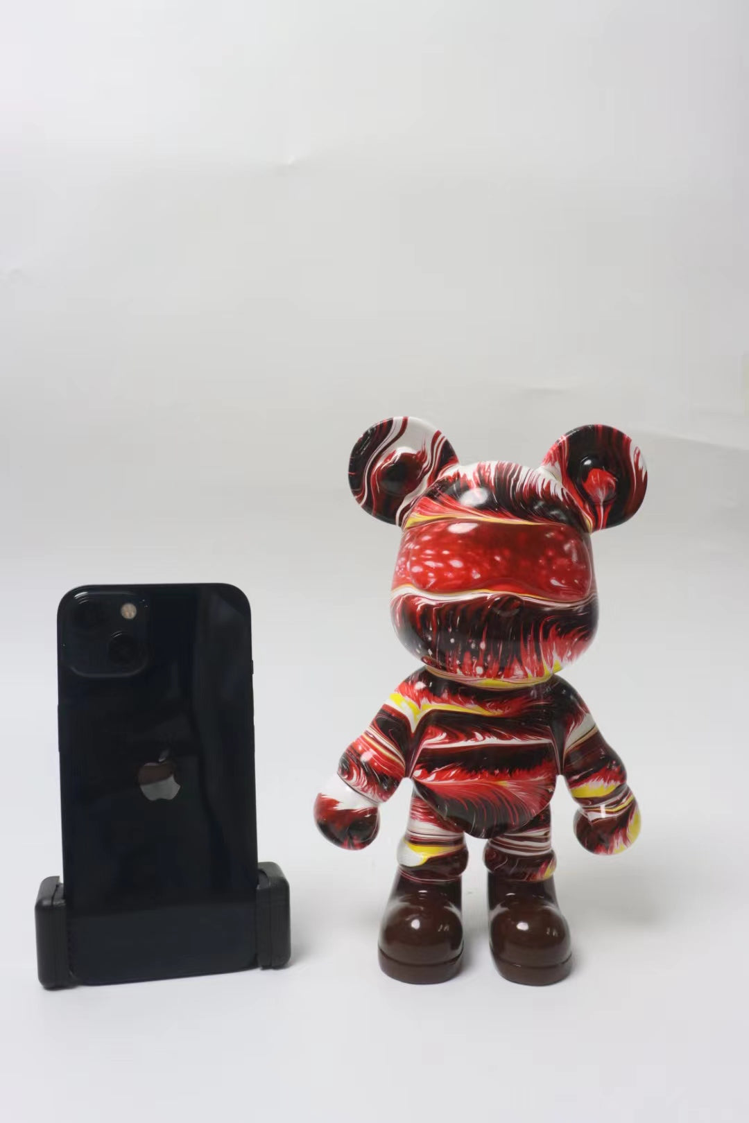 【BoBo‘s Fluid Bear-M】Painting Teddy Bear Violent Bear Gloomy Bear--8.7inch