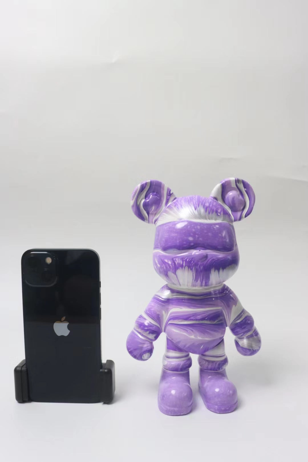 【BoBo‘s Fluid Bear-M】Painting Teddy Bear Violent Bear Gloomy Bear--8.7inch