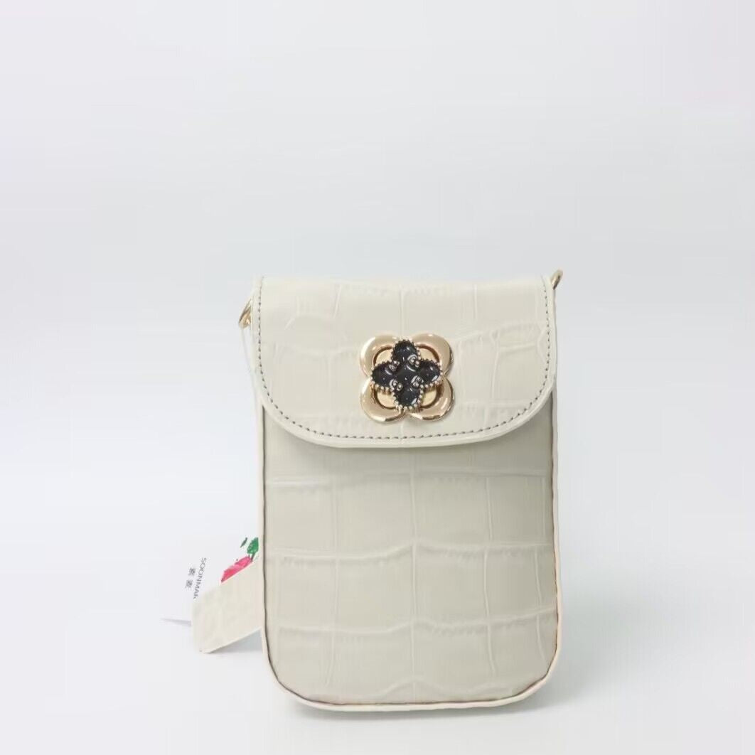 【NEW】【Colorful phone bag】Cowhide Leather  Bag --Buy 1 Get 1 Pony and 1 Coin Purse