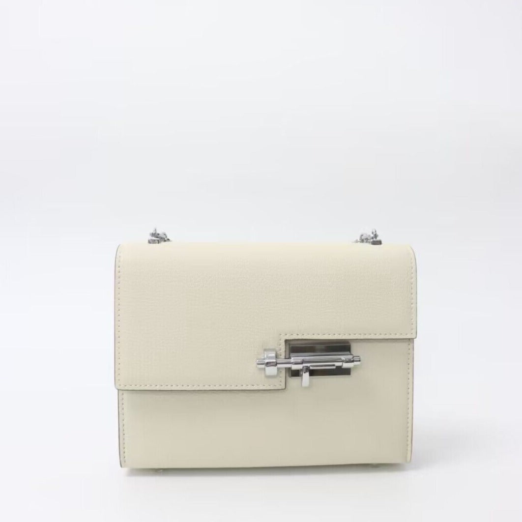 【NEW】【Door Lock Bag】Cowhide Leather  Bag --Buy 1 Get 1 Pony and 1 Coin Purse