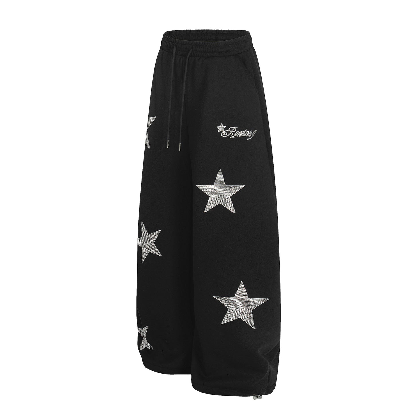 Pentagram Pattern Wide-leg Pants