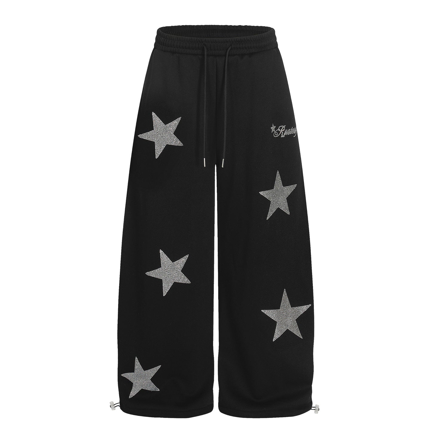 Pentagram Pattern Wide-leg Pants