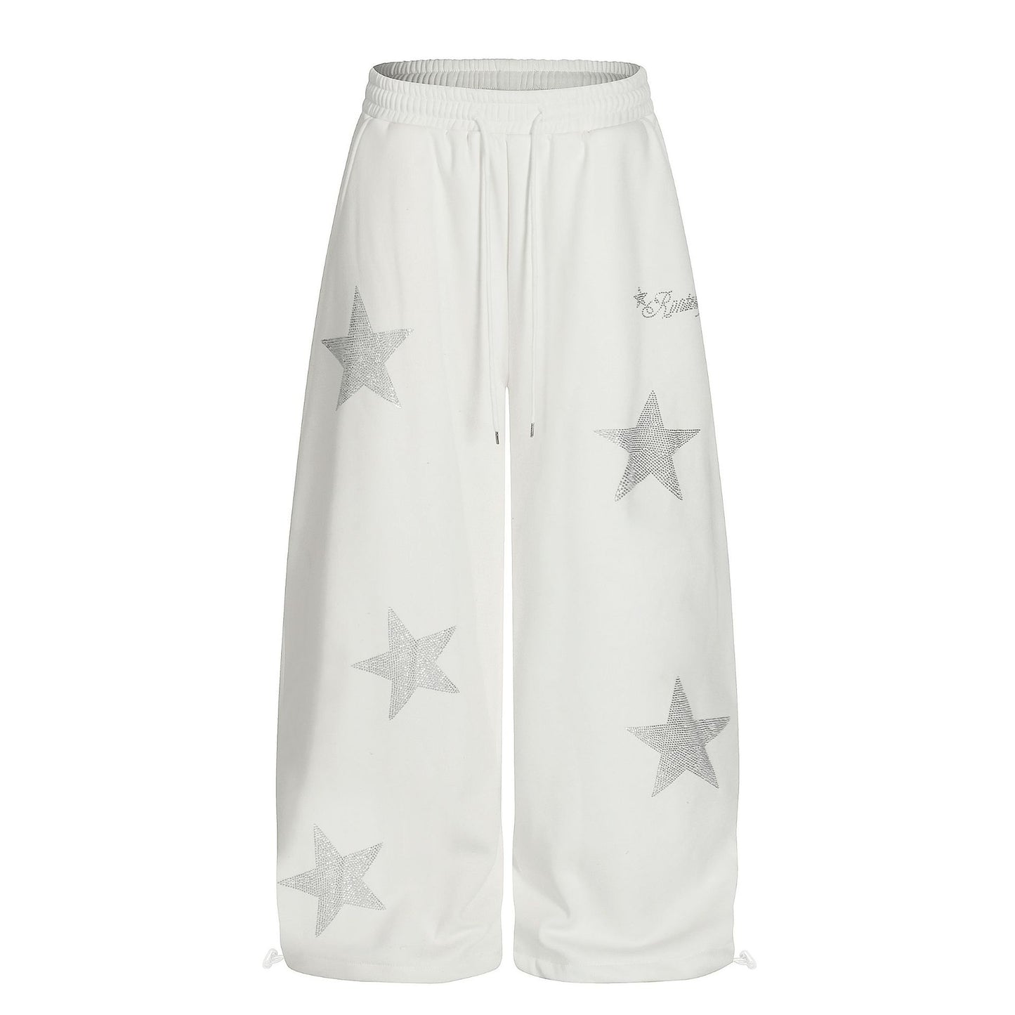 Pentagram Pattern Wide-leg Pants