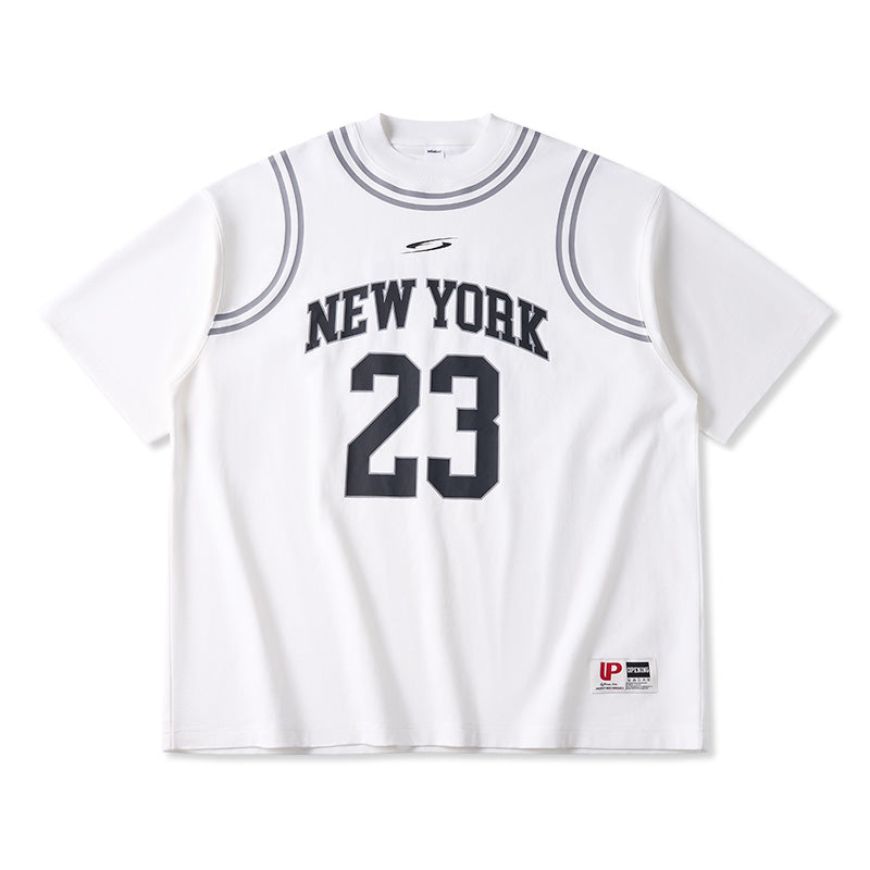 "NEW YORK" Basketball Casual Tee