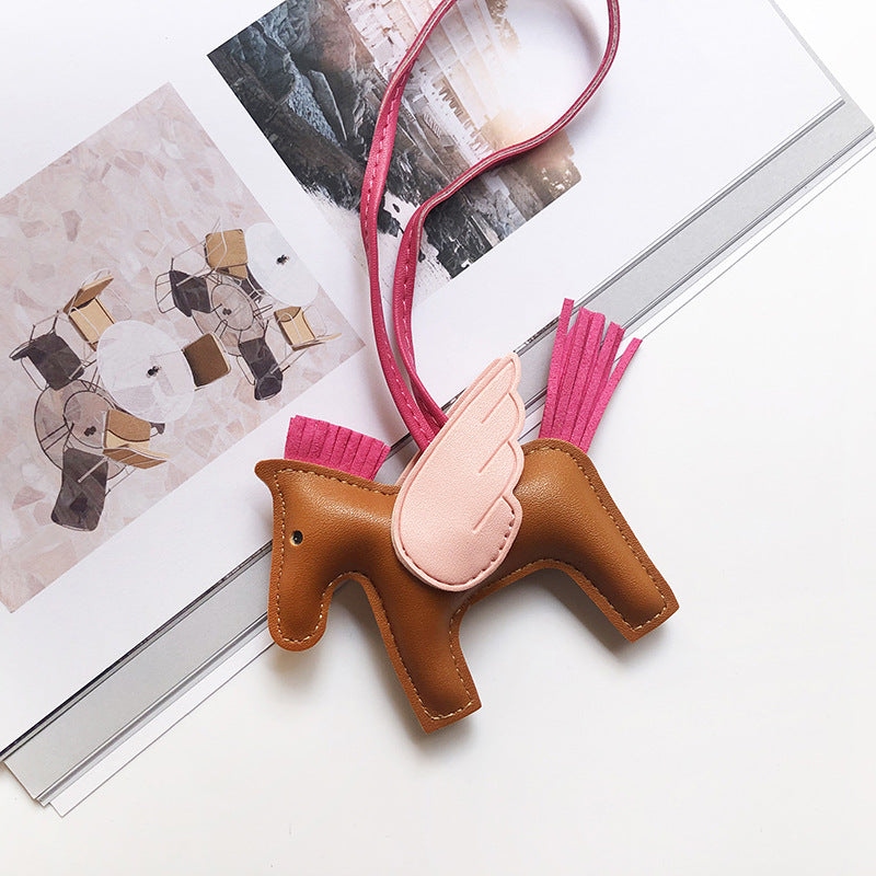 【Pony】Leather Handmade Pony Charm