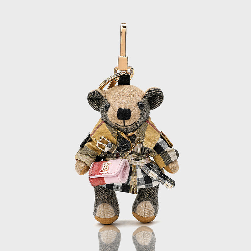 【Handmade Bear】 Charm Trench Coat Cashmere Handmade Bear--buy 1 get 1 pony and 1 coins purse