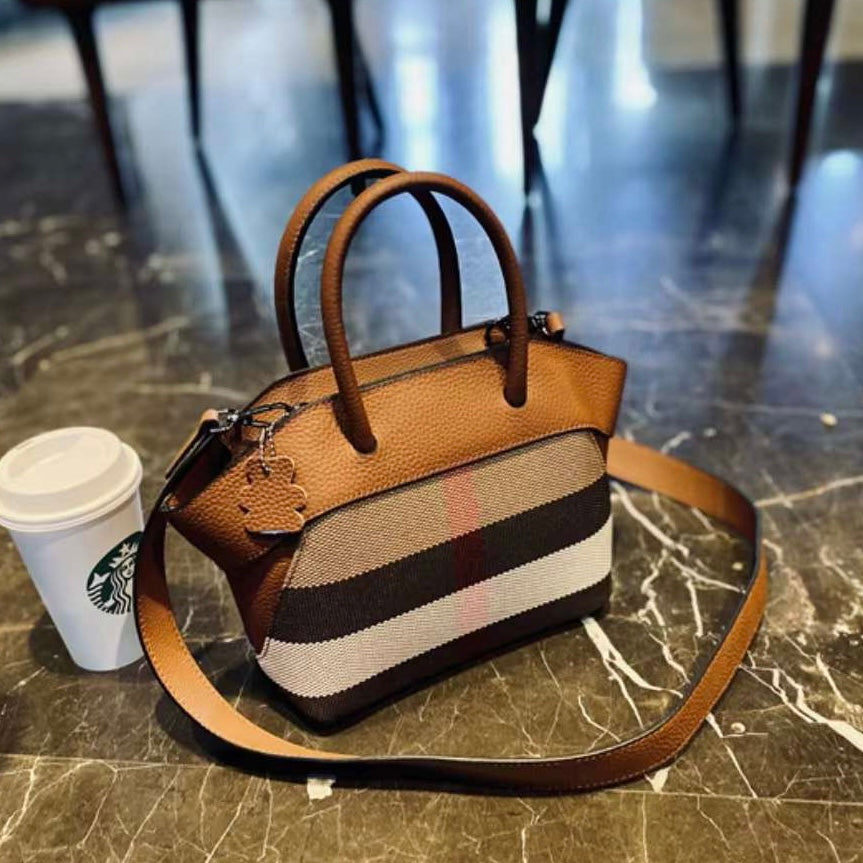 【Dumpling Handbag】Real Leather Zipper Crossbody Bag-，buy 1 get 1 pony and 1 headband